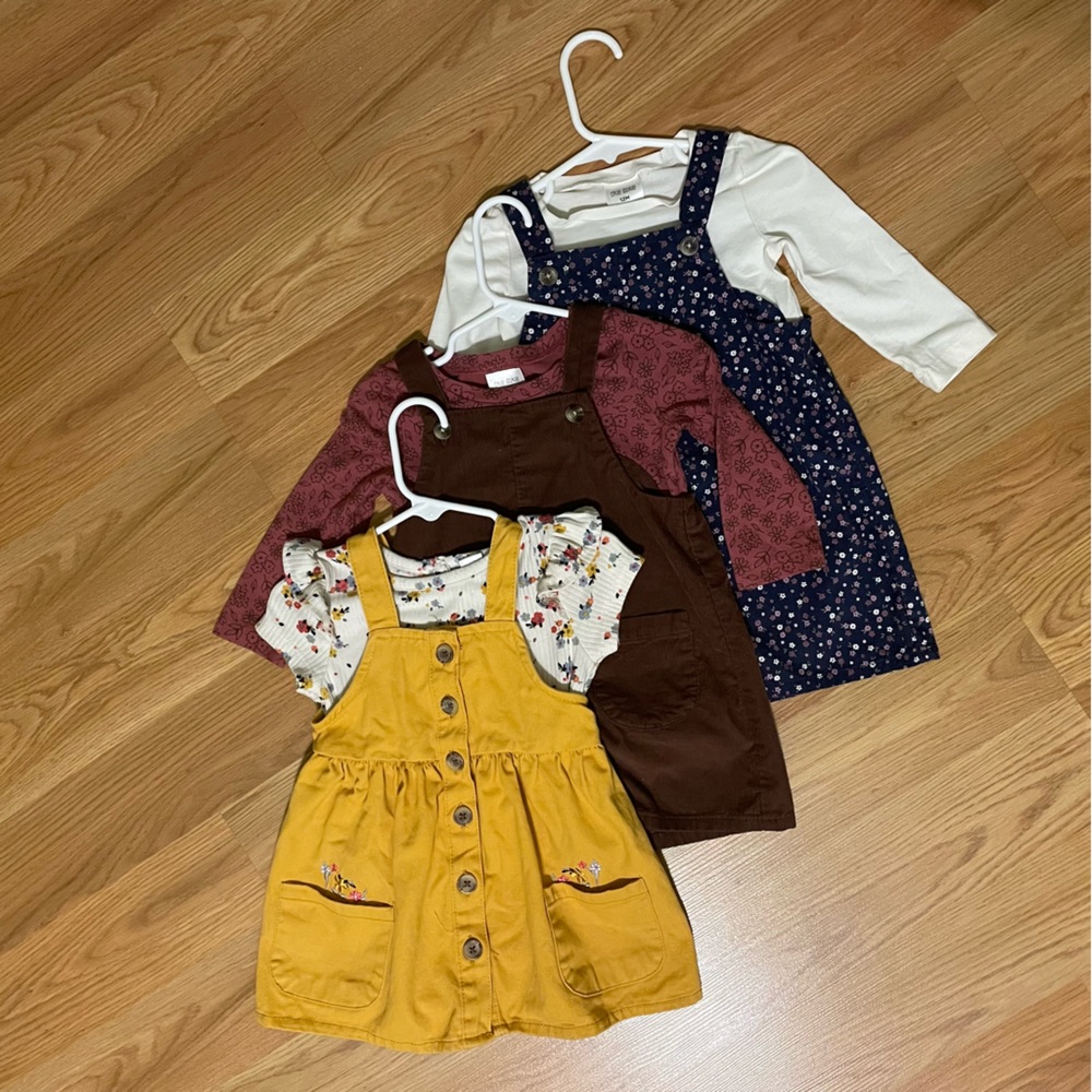 3 Jumper Dress Bundle 12m